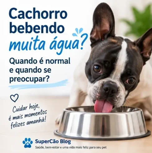 Cachorro Bebendo Muita Água: Quando é Normal e Quando se Preocupar?
