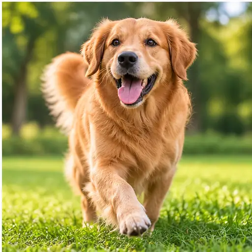 Cachorro saudável e ativo ao ar livre