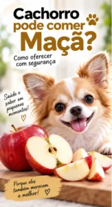 cachorro pode comer maçã?