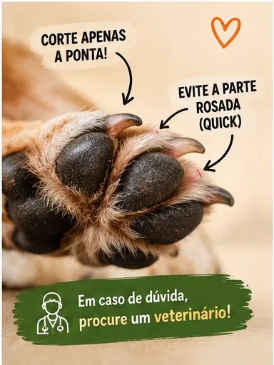 Tutor acostumando o cachorro ao toque na pata antes de cortar a unha